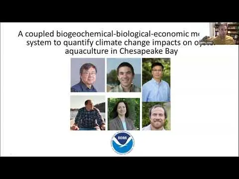 A Coupled Biogeochemical-Biological-Economic Modeling System to Quantify Climate Change Impacts on Oyster Aquaculture in Chesapeake Bay