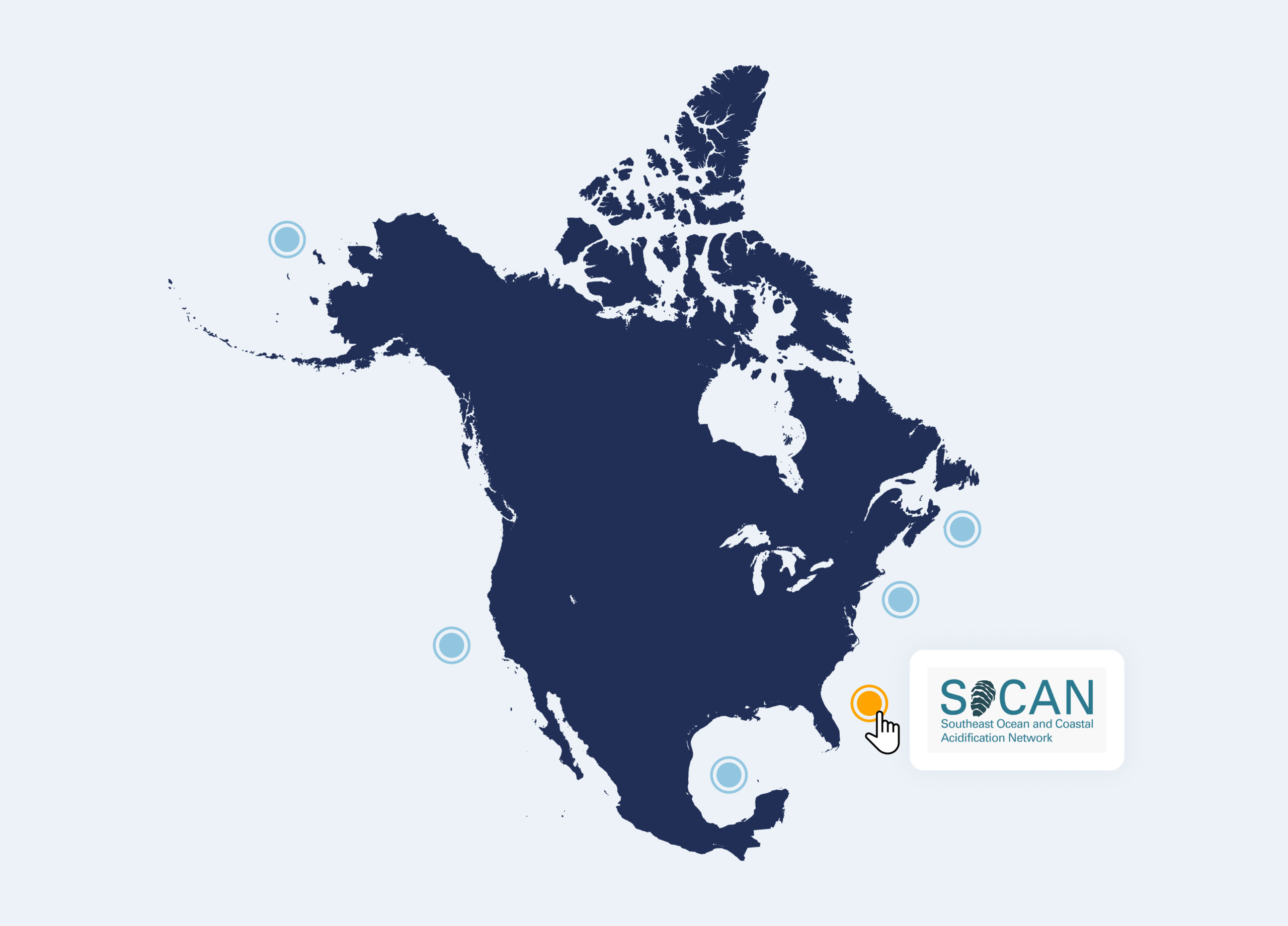 Map of North America