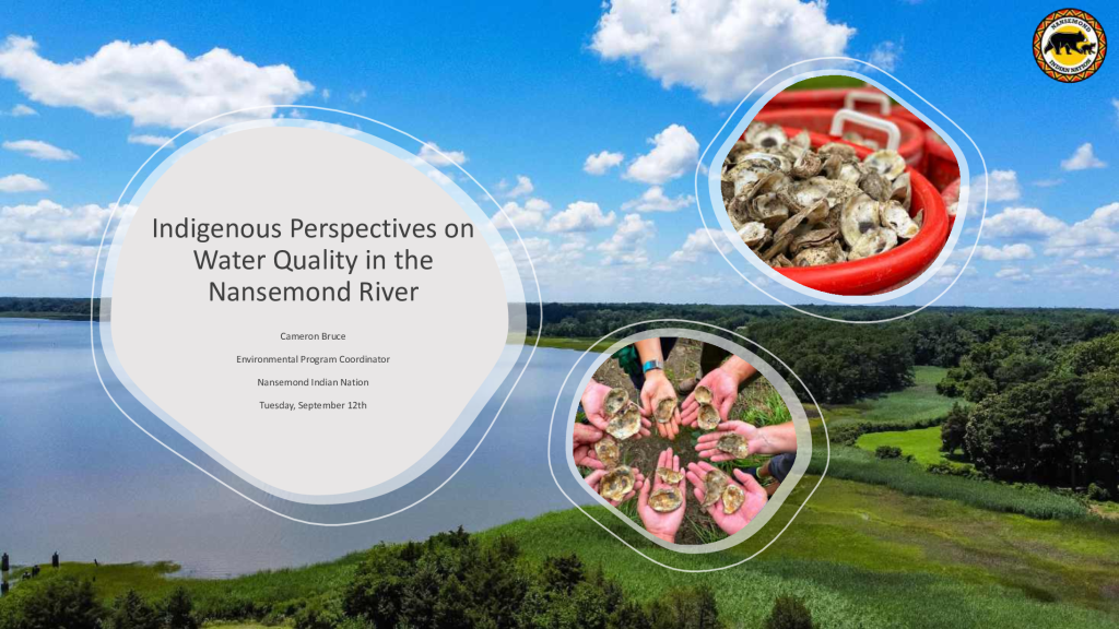 Indigenous Perspectives on Water Quality in the Nansemond River PDF