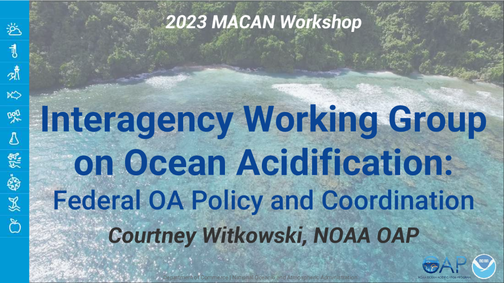 Interagency Working Group on Ocean Acidification: Federal OA Policy and Coordination PDF