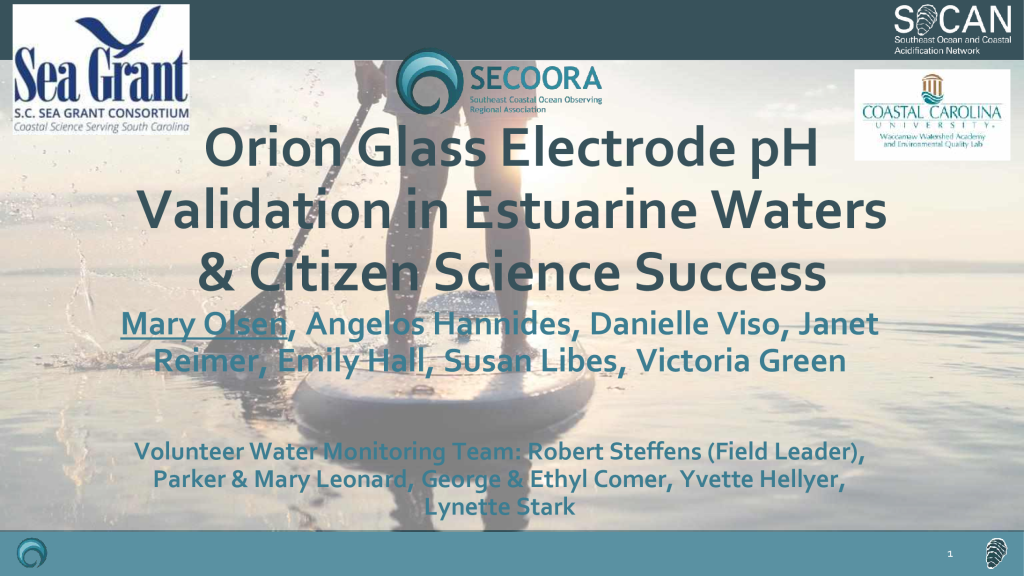 Orion Glass Electrode pH Validation in Estuarine Waters & Citizen Science Success PDF